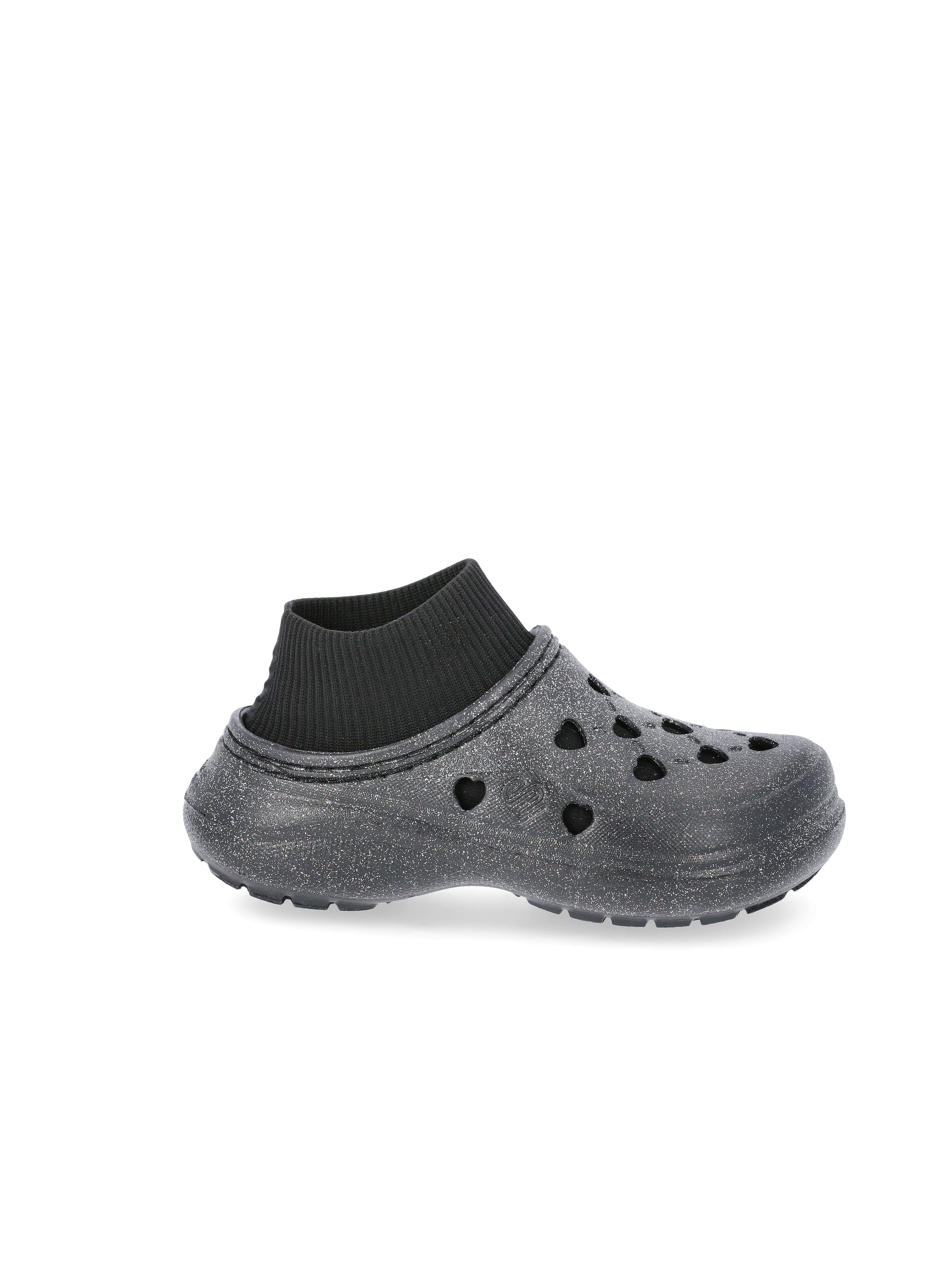 Justice Little & Big Girl Glitter Sock Clog