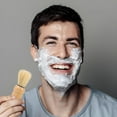thumbnail image 4 of ACDANC Wooden Beard Brush Salon Men's Shaving Foaming Pig Bristle Hairdressing Tool, 4 of 4