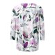 thumbnail image 4 of ICHUANYI Clearance Women's Fashion Printed Loose T-shirt Mid-length 3/4 Sleeves Blouse Round Neck Casual Tops(White, S) ICHUANYI WER2023081404849, 4 of 5