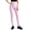 Pink, variant on Womens Glossy Elastic Silk Base Layer Pants High Waist Tight Long Casual Daily Bottoms for Ladies