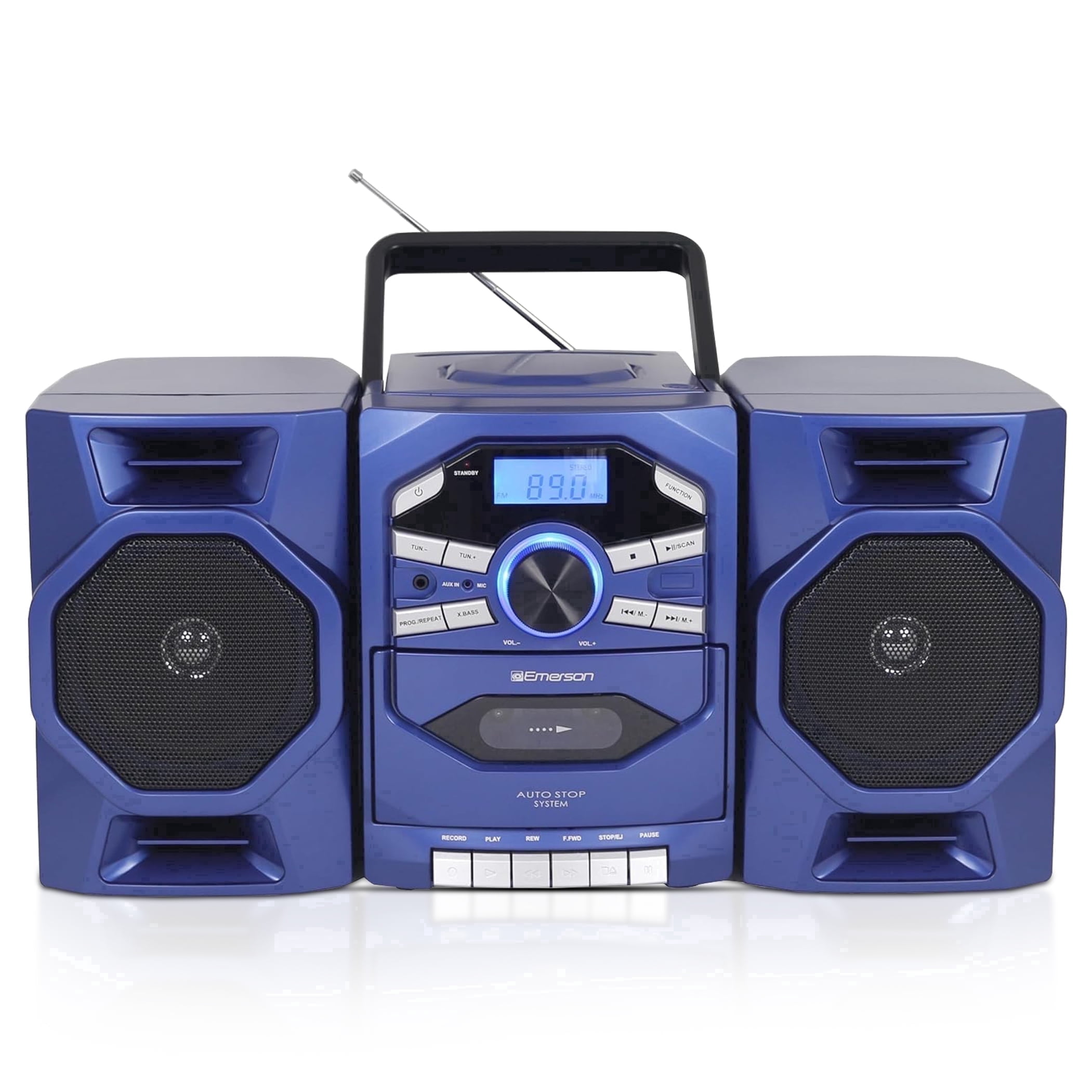 Emerson EPB-3005 Retro Portable CD Boombox, Black - Walmart.com