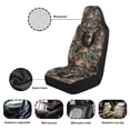 thumbnail image 6 of Uorisanigo Camouflage Deer Car Front Seat Covers Waterproof Car Seat Covers Front Seats Only Stretch Polyester Fabric Cover Easy to Install Universal Fit for Most Vehicle, 6 of 7