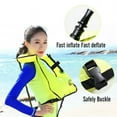 Rrtizan Inflatable Snorkel Vest, Portable Swim Jacket for Adults, Suitable for Swimming, Diving