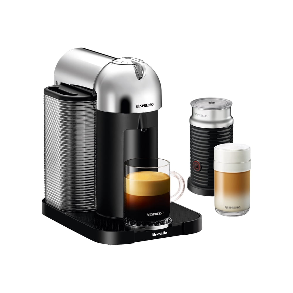 Breville Nespresso Vertuo Bundle Coffee machine chrome with
