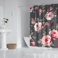 thumbnail image 2 of Pioneer Flower Floral Print Pattern Shower Curtain 72"x72" ,Bathroom Decorative Shower Curtains Set with 12 Hooks,Modern Waterproof Washable Shower Curtain, 2 of 6