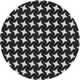 thumbnail image 1 of Ahgly Company Machine Washable Indoor Round Transitional Midnight Gray Area Rugs, 5' Round, 1 of 7