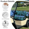 thumbnail image 6 of Binienty Blue Sea Turtle Seat Covers for Golf Cart Club Car Old Ds Golf Cart Seat Cover Front Only Soft Fabric Washable Bench and Backrest Covers 2-Piece Golfcart Seats Decoration, 6 of 8