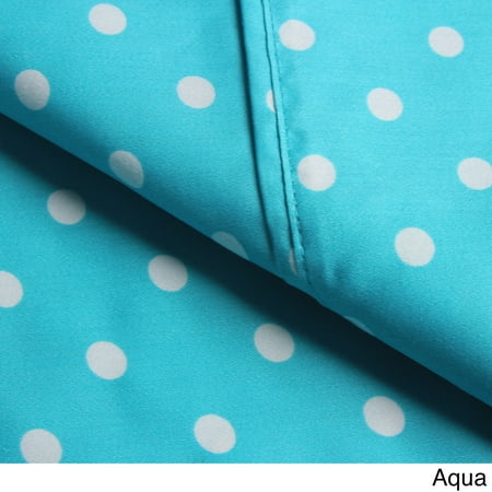 Superior 600 Thread Count Deep Pocket Polka Dot Cotton Blend Sheet Set