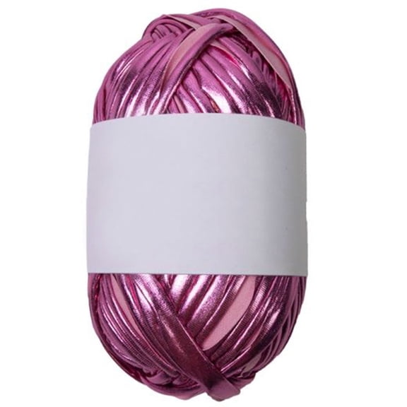 lanema Metallic Tshirt Yarn for Handmade Bag Glossing Knitting Yarn Fabric Crochet Yarn
