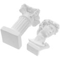 thumbnail image 3 of 1 juego de estatua de David de columna romana, estatua griega de David, escultura de resina, decoración del hogar, 3 of 4