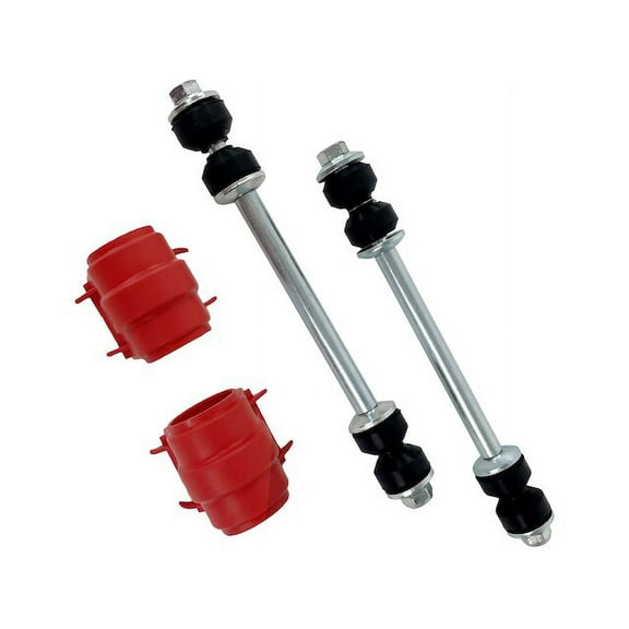 Front Sway Bar Link and Bushing Kit - 4 Piece - Compatible with 2006 - 2010 Ford Explorer 2007 2008 2009