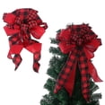 thumbnail image 1 of Bjxy Extra Large Bows Christmas Tree Sparkle Bowknot Charms Decoration Ornament Party, 1 of 5