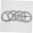 thumbnail image 3 of RENACLIPY 100Ud Decorativa Redonda Para En Color Plata Resistente Y, 3 of 7