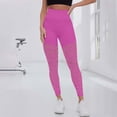 thumbnail image 4 of Cellulite 3D Leggings for Women No Curling Lift Pants Scrunch Butt Lifting Leggings Resistance Band Smile Contour Activewear Tights Butt Lift Booty Workout Tights Fitness Sport Pants Hot Pink M, 4 of 9