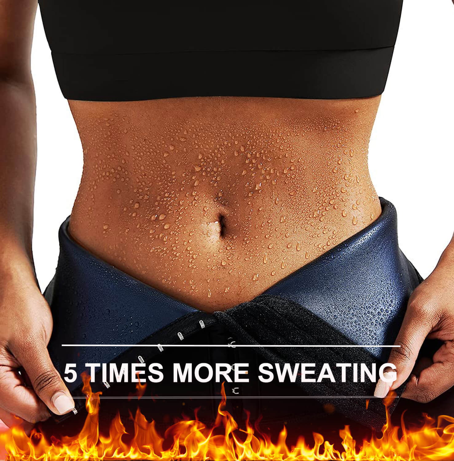 Vaslanda Thermo Sweat Sauna Pants for Women Weight Loss
