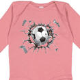 thumbnail image 4 of Inktastic Soccer Breakthrough Boys or Girls Long Sleeve Baby Bodysuit, 4 of 5