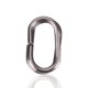 thumbnail image 1 of Anillos divididos de pesca, 100 piezas kit de anillos divididos de acero inoxidable anillos partidos ovalados de gran resistencia conector de aparej de pesa de carpa a presión, 1 of 8
