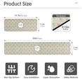 thumbnail image 3 of Yayeee Faucet Mat for Kitchen Sink 14.7" Diatomite Long Splash Guard Pad, Green Wildflowers Pattern, 3 of 7