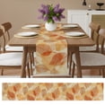 thumbnail image 6 of Brown Leaves Table Runner 108 Inches Long,Botanical Fall Foliage Farmhouse Retro Plants Cotton Linen Table Runners Dresser Scarves,Fabric Tabletop Scarf Furniture Cover for Home Dinner Party 13"x108", 6 of 9