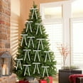 thumbnail image 4 of Decorate Velvet Bows for Christmas Tree Decorations Wreath Garland 1Inch Wide 11.4x4.8" 30Pcs White Rkxzt, 4 of 9