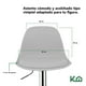 thumbnail image 3 of Banco Silla De Comedor Giratorio Respaldo Set 2pzs Cafeteria blanco 1, 3 of 7