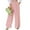 20-Pink, variant on SELONE Linen Pants for Women High Waist With Pockets High Waist High Rise Casual Summer Linen Long Pant Slit Cotton Single-Breasted Solid Color Trousers for Everyday Wear Running Work Casual Gray XXL