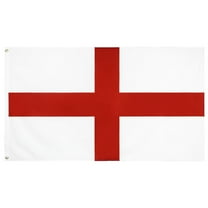 Necvior English National Flag England National Flag 90X150cm Polyester England National Flags 3-color George-Cross Banners