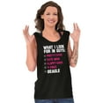 thumbnail image 3 of Funny What I Look In Guys Beagle Dog Womens Plus Size Graphic Tank Top Brisco Brands 3X, 3 of 5