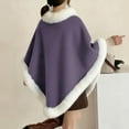 thumbnail image 4 of Cavosen Winter Shawl Fleece Elegant Wraps Solid Soft Thicken Warm Scarves Versatile Bridesmaid Wedding Fall Everyday Wear, 4 of 6