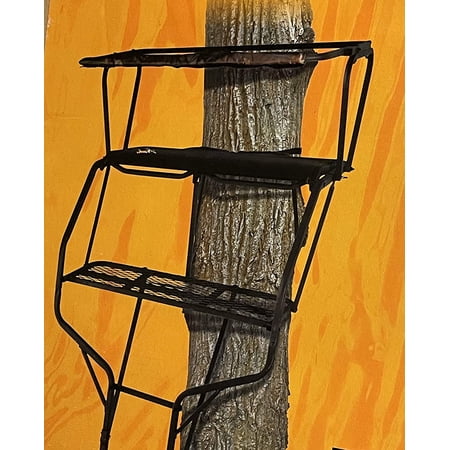 Muddy Legend XLT 2 Man Tree Stand 18 FT. - 500 lb. Rated - 2 Four Point Harnesses -Flex-Tek Seats