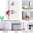 thumbnail image 5 of Portable Door Lock Home Security Door Locker Travel Lockdown Locks, 5 of 5