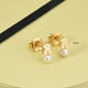 thumbnail image 3 of Venta caliente acero inoxidable 316 moda joyería partido perla pendientes, 3 of 4