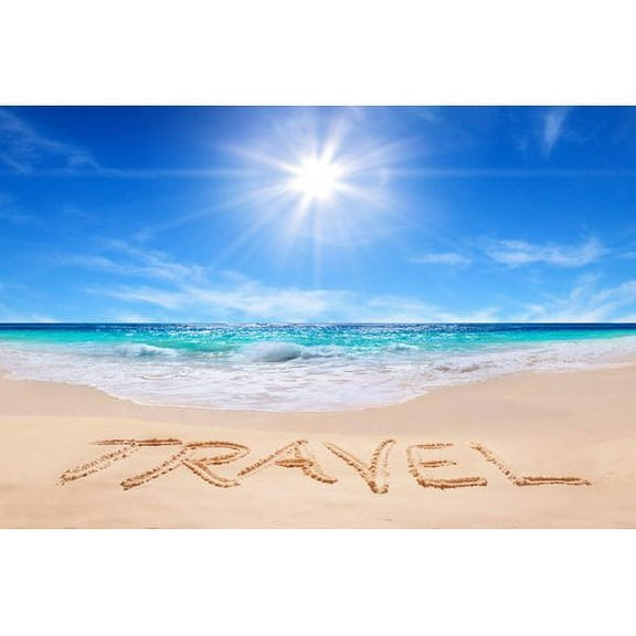 Marmont Hill "Travel in the Sand" Painting Print on Wrapped Canvas