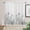 White Light Gray, variant on Red White Ombre Window Curtains 63 Inch Length, Modern Abstract Art Striped Rod Pocket Window Treatment Kitchen Drapes for Bedroom, Cafe, Living Room, 2 Panels, 42 W x 63 L