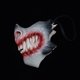 thumbnail image 4 of máscara halloween2021Nueva llegada Máscara de media cara con dientes de zombi Variación Máscara de terror (gris), 4 of 13