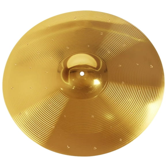 1Set Drum Cymbals Kit Compatible with Jazz Drums Golden Cymbal Crash Ride Splash 14 Inches Brass Alloy
