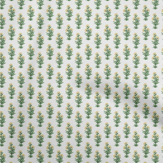 oneOone Cotton Jersey White Fabric Asian Block Fabric For Sewing Printed Craft Fabric By The Yard 58 Inch Wide