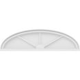 thumbnail image 3 of Ekena Millwork 38"W x 10-1/2"H x 2"P Elliptical 3 Spoke Architectural Grade PVC Pediment, 3 of 7