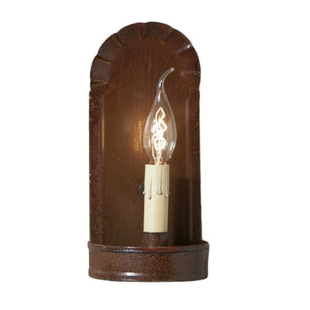 

Irvins Country Tinware Fireplace Sconce in Rustic Tin