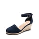 thumbnail image 1 of Sandalias de Cuña Espadrilles para Mujer DREAM PAIRS en Azul Marino de Gamuza, 1 of 6