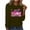 Army Green, variant on CLOISE Breast Cancer Shirts Women Long Sleeve Crewneck Shirts Ribbon Oversized Breast Cancer Support Tops Cute Comfy Tshirts Cancer Awareness Outfits Army Green XL