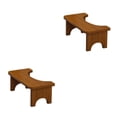 thumbnail image 2 of Matsuzay Taburete de bambú para baño, asiento antideslizante para caca, baño para niños embarazadas, banco en cuclillas para personas Type1 NO1, 2 of 6