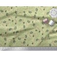 thumbnail image 3 of Soimoi Rayon Fabric Leaves & Insect Print Fabric by Yard 56 Inch Wide, 3 of 3