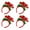 Style:Style 3, variant on 4Pcs Christmas Headbands with Letters Christmas Letters Hairbands for Women and Girls Festival Headpiece Assortment
