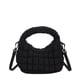 thumbnail image 1 of Bolso Acolchado Mano Puffer Tote Bag Mujer Plisado Cuero PU para Fiesta, 1 of 9