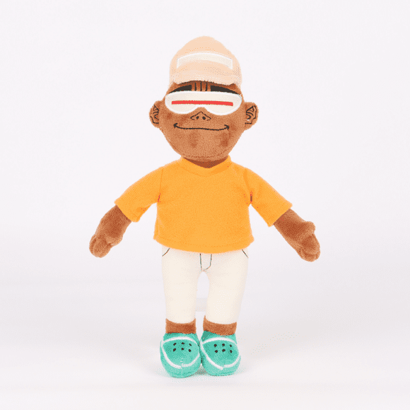 Gorillaz Russel Hobbs Plush Toy, 11 Inch Soft Stuffed Virtual Band Character Doll, Collectible Figure, Cute Cuddly Gift for Fans & Kids, 28cm