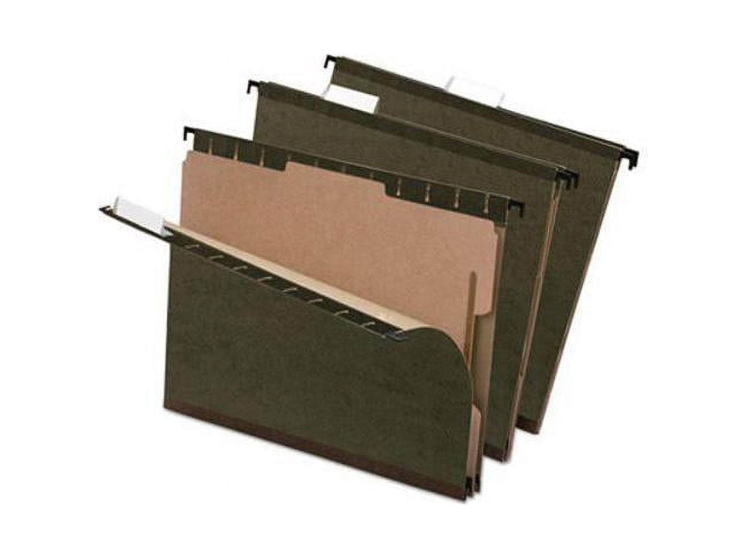 Tops Pendaflex SureHook 2" Letter 1/5 Cut Top Tab File Folders, Assorted Colors, Count10