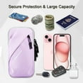 thumbnail image 4 of Brazalet para teléfono, Bolsos cruzados pequeños con bandolera y brazalete, Coatibl con iPhone y todos los teléfonos celular, Uso para correr, caminar, senderismo y ciclismo (Tamaño Plus, 4 of 5
