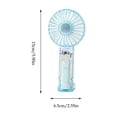 thumbnail image 3 of Portable Handheld Mini Neck Fans, Personal Fan Ventilador Recargable, Fans that Blow Cold Air USB Chill Pill Fans for Travel Beach Camping Hiking, 3 of 7