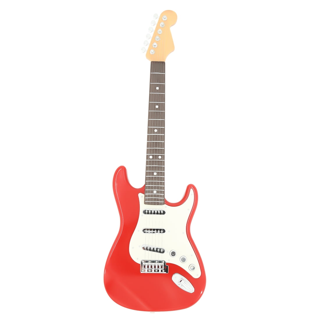 red toy guitar